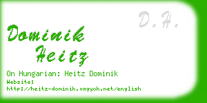 dominik heitz business card